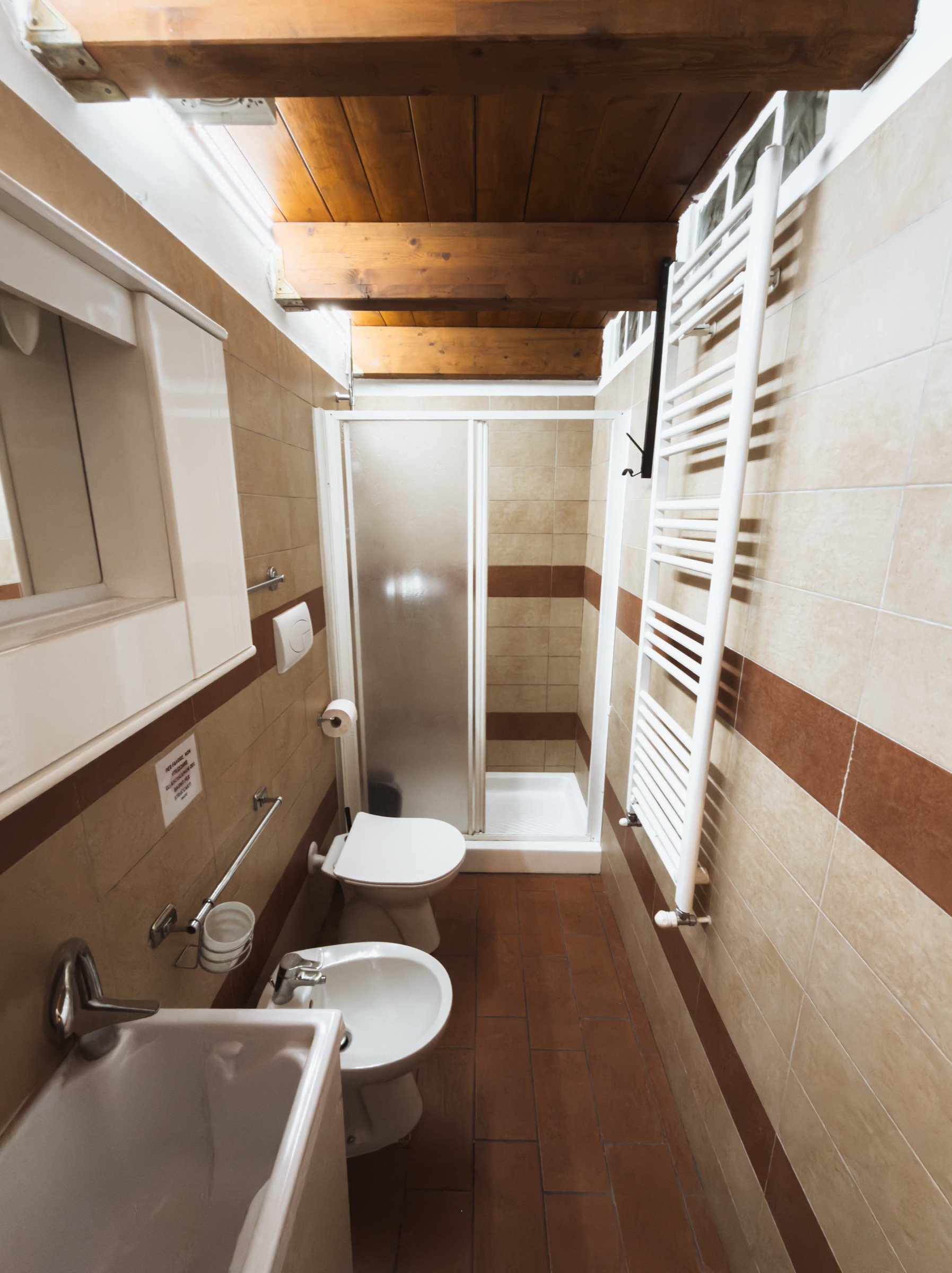 Bagno privato, vista d'insieme