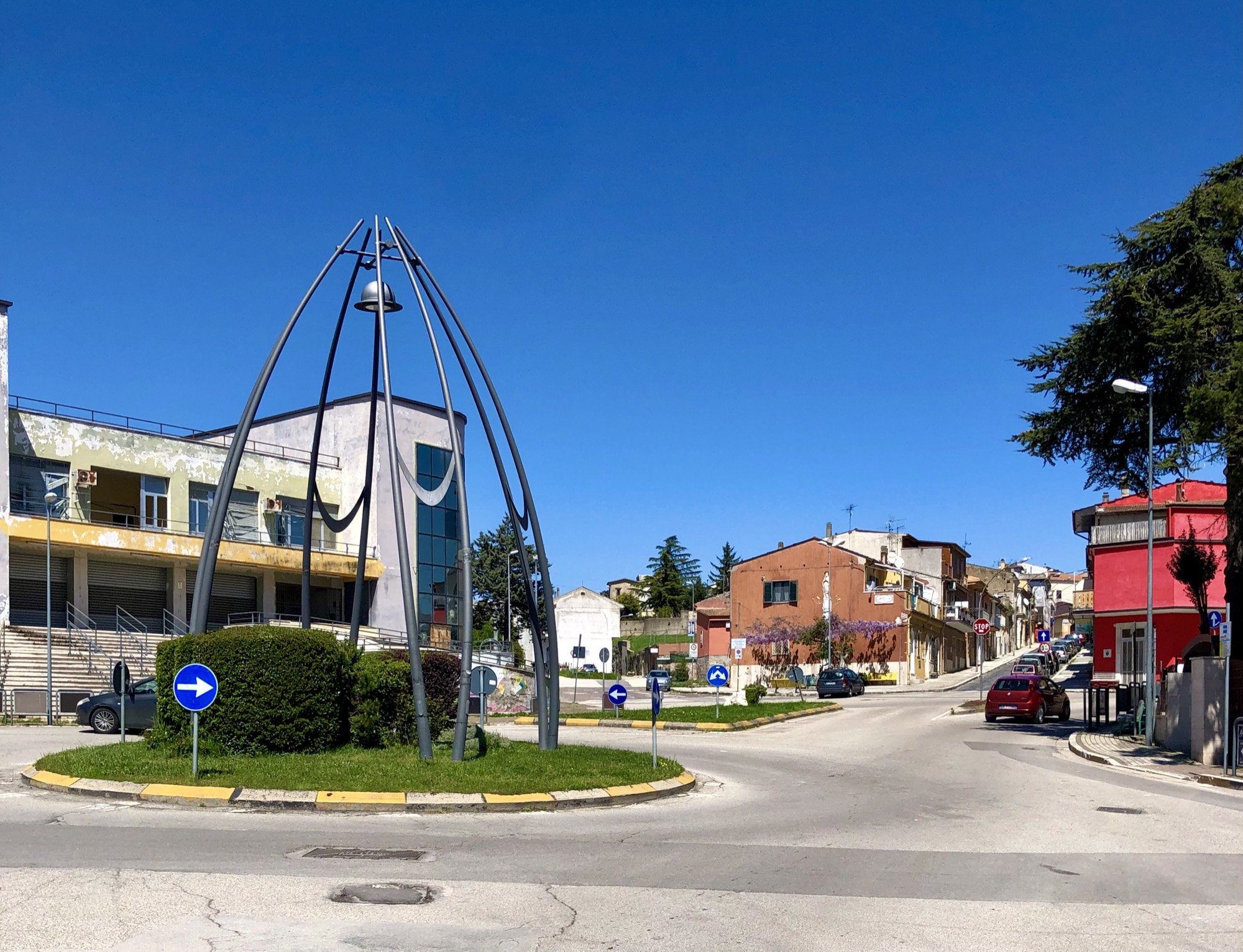 Veduta di Rionero in Vulture dalla rotatoria