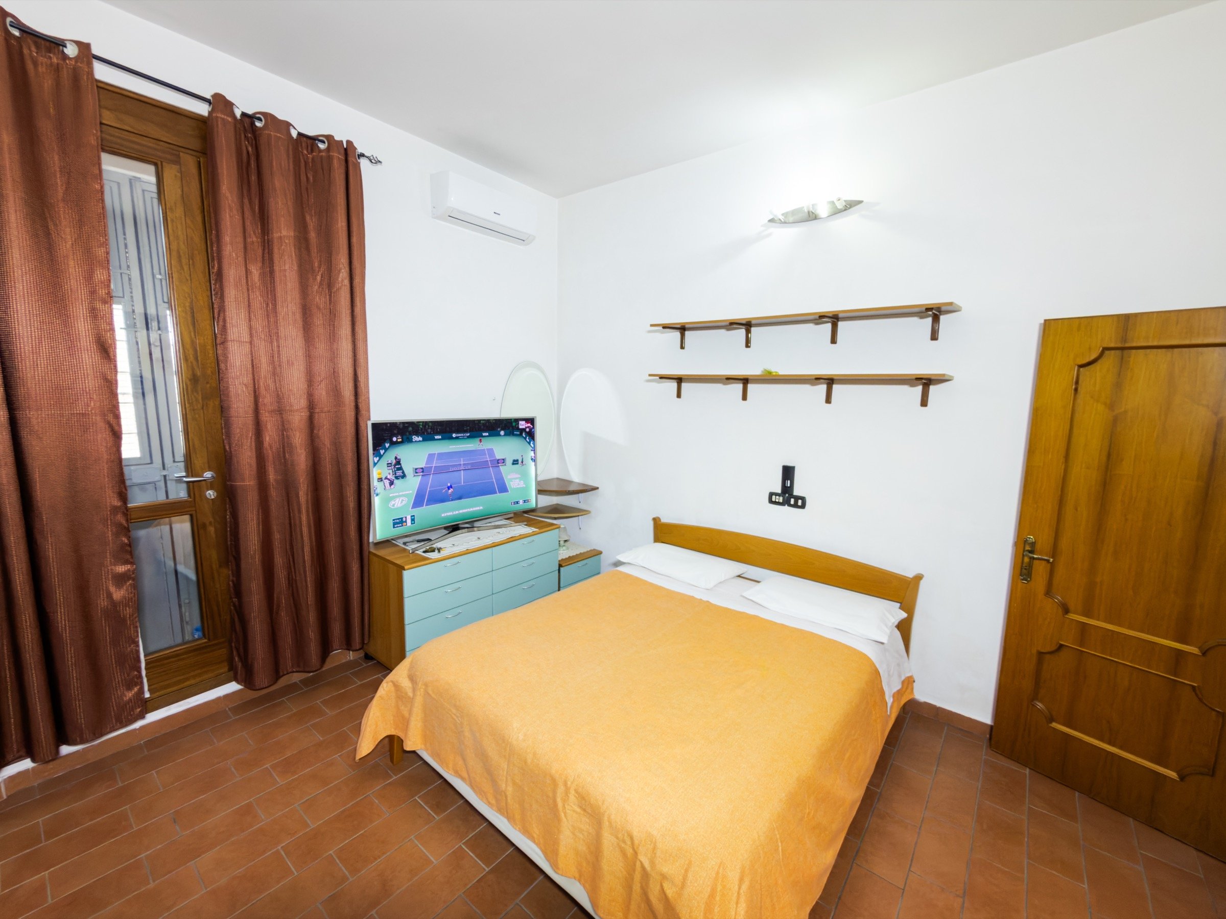 Soggiorno con divano letto